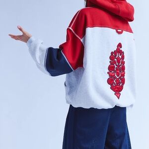 FP MOVEMENT COLORBLOCK LOGO HOODIE